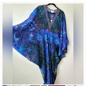 Camilla Peacock Rock T shape long kaftan